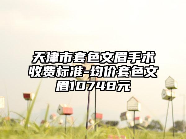 天津市套色文眉手术收费标准-均价套色文眉10748元